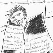 Punyal. Projekt z dziedziny Trad, c, jna ilustracja, R, sunek ołówkiem, Komiks,  Muz, ka i Pisanie użytkownika Jordi - 10.11.2022
