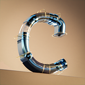 O meu projeto do curso: Tipografia 3D com Blender: crie letras originais. 3D, 3D Modeling, 3D Design, Digital Lettering, and 3D Lettering project by José Pinheiro - 11.10.2022