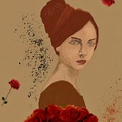 Mijn project van de cursus: Geïllustreerd portretteren met Procreate. Traditional illustration, Vector Illustration, Digital Illustration, and Portrait Drawing project by gervriem - 11.10.2022