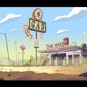 My project for course: Digital Background Painting for Animation. Traditional illustration, Animation, Digital Illustration, and Digital Painting project by Barbara Chukwu - 11.10.2022
