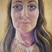 Self-Portraits 2022. Oil Painting project by Erin Bartels - 11.10.2022