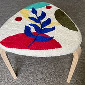 Meu projeto do curso: Punch needle para design de tapetes. Projekt z dziedziny Projektowanie dodatków, Craft,  Haft,  Dekoracja wnętrz,  Haft pętelkow, Wzornictwo tekst i liów użytkownika Carina Lopes Soares - 10.11.2022