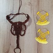 Mi proyecto del curso: Joyería en macramé. Arts, Crafts, Jewelr, Design, Fiber Arts, Macramé, and Textile Design project by Paola Lemos - 11.09.2022