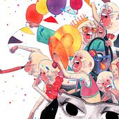 monkeyhead. Traditional illustration project by Mai Egurza - 11.10.2022
