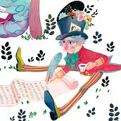 Alice poster. Traditional illustration project by Mai Egurza - 11.10.2022