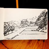 My project for course: Illustrated Diary: Fill Your Sketchbook with Experiences. Traditional illustration, Sketching, Drawing, Sketchbook & Ink Illustration project by Arnaud De - 10.09.2022