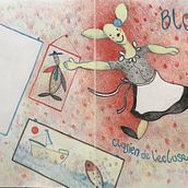 Bloem en BLUF hebben een idee. Ilustração tradicional projeto de Clasien de l'Ecluse - 10.11.2022