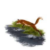 The Fox My Friend . Traditional illustration project by Sophie Mutlu - 11.06.2022