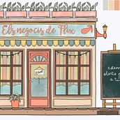 Les tendes de Flix. Traditional illustration project by Anna Méndez - 11.11.2022