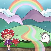 Meu projeto do curso: Design de mundos kawaii: crie ilustrações alegres. Character Design, Digital Illustration, and Manga project by camila_chudek - 11.11.2022