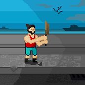 Samurai Cubano. Een project van Pixel art van edelescritor2233 - 11.11.2022