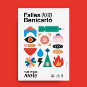 Fallas Benicarló 2023 - Campaña gráfica. Graphic Design project by Pistacho Studio - 09.05.2022