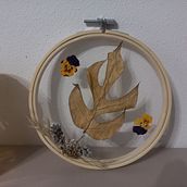 Il mio progetto del corso: Ricamo su tulle con piante e fiori naturali. Un proyecto de Bordado, DIY, Diseño floral, vegetal y Diseño textil de nicoletta_casadei_lelli - 10.11.2022