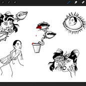 My project for course: Custom Tattoo Design with Procreate. Traditional illustration, Graphic Design, Drawing, Digital Illustration, Tattoo Design, and Digital Drawing project by chivarjus - 11.12.2022