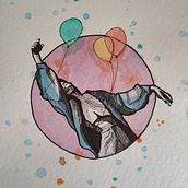 Così brava a rialzarti sembri nata per cadere . % Grazia Bernardi tarafından hazırlanan Karakter Tasarımı, Güzel sanatlar, Tablo, Sulubo, a Resim, Portre Çizimi, Ve Sanatsal Çizim projesi - 11.12.2022