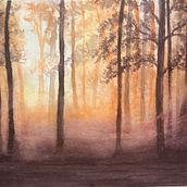 Paysages oniriques à l'aquarelle : capturez la lumière. Watercolor Painting project by Markanda Imhof - 11.12.2022