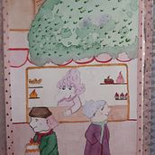 Mi proyecto del curso: Técnicas de ilustración con acuarela y gouache Ein Projekt aus dem Bereich Traditionelle Illustration, Bildende Künste, Malerei, Aquarellmalerei, Kinderillustration und Gouachemalerei von Victoria Aba - 12.11.2022