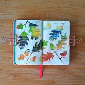 Mi proyecto del curso: Patrones botánicos en sketchbook: conquista la página en blanco. Traditional illustration, Pattern Design, Botanical Illustration, and Sketchbook project by irene_mentedeprincipiante - 11.13.2022