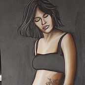 Test mit Pastell. Drawing project by isabella.ruprechter - 11.13.2022