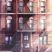 New York Facade.. Traditional illustration, and Advertising project by Sergio Picazo Ferro - 11.13.2022