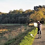 Mon projet du cours :  Initiation à la peinture à l'huile en plein air. Un progetto di Belle arti, Pittura e Pittura ad olio di Marie Louise FLOCH - 13.11.2022