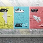 cartel para nike. Publicidade projeto de Natalia Moreno Sánchez - 13.11.2022