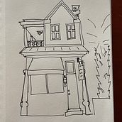 My project for course: Expressive Architectural Sketching with Colored Markers. Un proyecto de Bocetado, Dibujo, Ilustración arquitectónica y Sketchbook de Sara - 13.11.2022