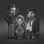 Mi proyecto del curso: Fábrica de personajes ilustrados Ein Projekt aus dem Bereich Traditionelle Illustration, Design von Figuren, Digitale Illustration, Kinderillustration und Erzählung von Samir Chabeldin - 14.11.2022