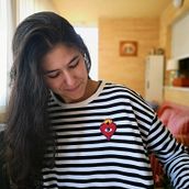 Mi proyecto del curso: Bordado a mano sobre ropa: diseña una composición . % maria_endara tarafından hazırlanan Nakış, Geri dönüşüm, Ve Tekstil Tasarımı projesi - 11.14.2022