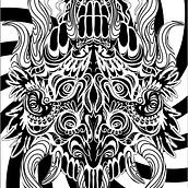 Serie Blanco/Negro Solverde´s Angels and demons. Traditional illustration, Arts, Crafts, Screen Printing, Creativit, Drawing, Digital Illustration, Artistic Drawing, Documentar, Photograph, Digital Drawing, and Engraving project by Ariel SolVerde - 11.12.2022