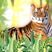 Meu projeto do curso: Ilustração digital: crie cenas coloridas de natureza. Un proyecto de Ilustración tradicional, Ilustración digital e Ilustración naturalista				 de tarcsakitti - 14.11.2022