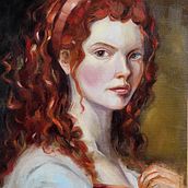 My project for course: Contemporary Oil Portraiture. Traditional illustration, Fine Arts, Painting, and Oil Painting project by dikmenirem84 - 11.10.2022