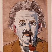 My project for course: Artistic Portrait with Watercolors. Fine Arts, Painting, Watercolor Painting, and Portrait Drawing project by olisar1979 - 11.04.2022
