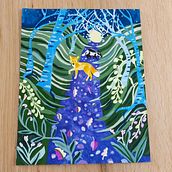 My project for course: Painting a Wildlife Scene with Gouache. Traditional illustration, Fine Arts, Painting, and Gouache Painting project by ebrenninkmeijer - 11.15.2022