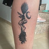 Mi proyecto del curso: Técnicas de tatuaje: sombreado con pepper shading. Traditional illustration, and Tattoo Design project by Jessica Palomino Ferreyra - 11.15.2022