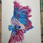 Mi proyecto del curso: Técnicas experimentales de acuarela para principiantes. Traditional illustration, Fine Arts, Watercolor Painting, and Naturalistic Illustration project by dificilymas - 11.15.2022