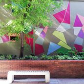 Mural en la Ciudad de Buenos Aires, Argentina. Un projet de Architecture de Mariana Lion de Avila - 15.11.2022