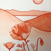 My project for course: Modern Watercolor Techniques. Traditional illustration, Fine Arts, Painting, and Watercolor Painting project by Amanda Williams - 11.15.2022