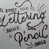 Mi proyecto del curso: Cuaderno tipográfico con lettering manual. Lettering, Sketching, Creativit, Drawing, H, Lettering, and Sketchbook project by Nicole Gomez - 11.06.2022