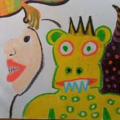 Mi proyecto del curso: Técnicas de ilustración para desbloquear tu creatividad. Design, Traditional illustration, Fine Arts, Painting, Creativit, Creating with Kids, and Sketchbook project by Alfredo Pastor Mendoza - 11.16.2022