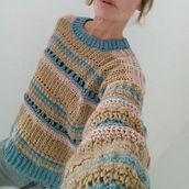 Mi proyecto del curso: Prendas a crochet llenas de color y textura. Fashion Design, Fiber Arts, Crochet, and Textile Design project by charli_b - 11.16.2022