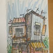 Mi proyecto del curso: Dibujo arquitectónico expresivo con marcadores de colores. Un progetto di Bozzetti, Disegno, Illustrazione architettonica, Sketchbook e Illustrazione con inchiostro di DAVID ANDREU ORBANEJA - 16.11.2022