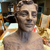My project for course: Introduction to Clay Figurative Sculpture. Fine Arts, and Sculpture project by Christine Knoblauch - 10.08.2022