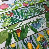 Trying Gouache Ein Projekt aus dem Bereich Traditionelle Illustration, Bildende Künste, Malerei, Artistische Zeichnung, Botanische Illustration und Gouachemalerei von meyoung - 14.11.2022