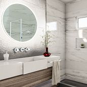 Interior DE baño para vivienda SL. Un projet de Architecture, ArchVIZ, Architecture d'intérieur, 3D, Conception 3D, Modélisation 3D, Décoration d'intérieur , et Design d'intérieur de Juan Pablo Tabanera - 31.08.2022