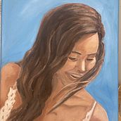 My project for course: Portrait Painting with Oil: Explore Light and Shade. Un proyecto de Bellas Artes, Pintura y Pintura al óleo de christinenorman1958 - 12.11.2022