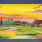My project for course: Painting Atmospheric Landscapes with Gouache. Een project van Traditionele illustratie, Schilderij y Schilderen met gouache van Sally Taylor - 16.11.2022