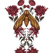 My project for course: Artistic Tattoo Design with Golden Effects in Procreate. Traditional illustration, Digital Illustration, and Tattoo Design project by sophieramster - 10.04.2022