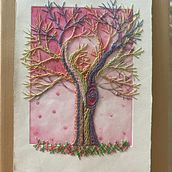 Mi proyecto del curso: Técnicas de bordado experimental sobre papel. Fine Arts, Collage, Embroider, and Textile Design project by martitalabbe - 11.17.2022