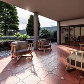 Modelado y renderizado exterior Vivienda VLL. Un projet de Architecture, Illustration architecturale, ArchVIZ, Pa, sagisme, 3D, Modélisation 3D , et Conception 3D de Juan Pablo Tabanera - 26.09.2021